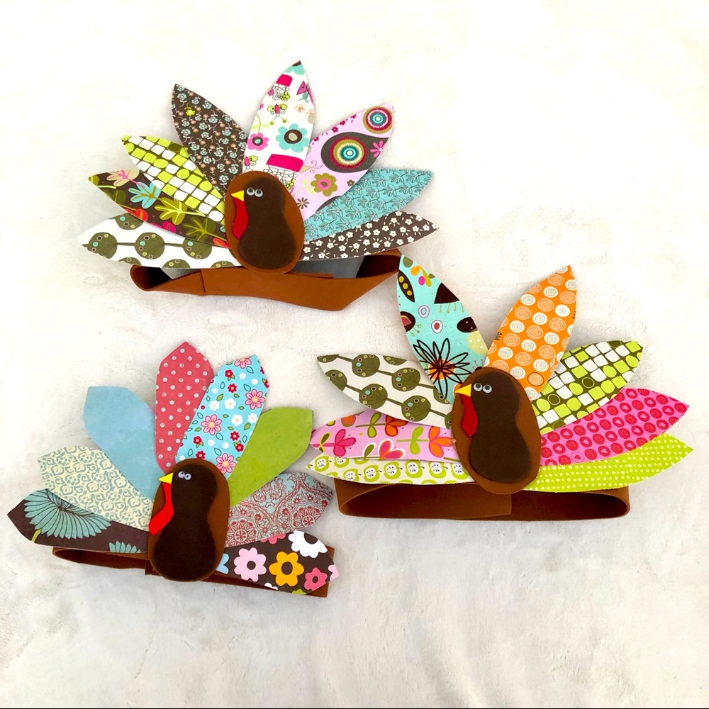 Turkey Hats Handmade Costume Cap Thanksgiving